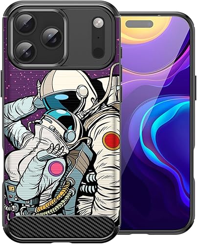 Miniatura 16 de CasesOnDeck - Funda compatible con Apple iPhone 17 Pro Max, diseño de TPU con patrón pictórico, flexible, delgada y elegante (casete retro) Casete