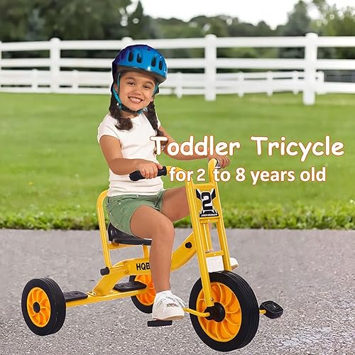 Miniatura 3 de Triciclo para niños pequeños de 3 a 6 años, bicicleta preescolar preescolar, patio de recreo para niños, triciclo en tándem para niños, equipo de