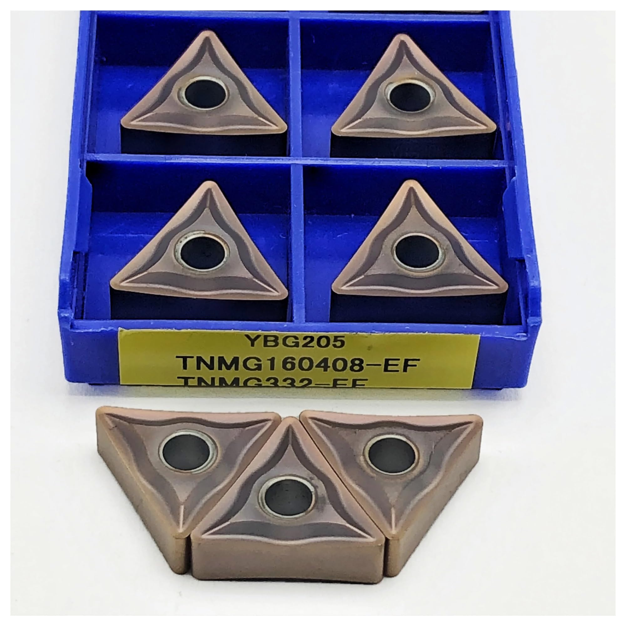 Plaquette TNMG160408 carbure pour tournage cylindrique de précision