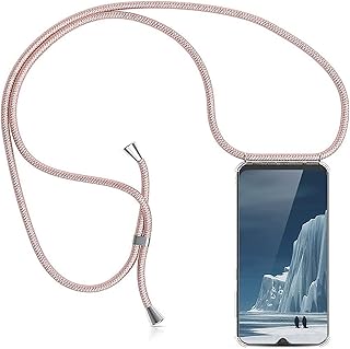 XCYYOO case Custodia per Cellulare Girocollo per Xiaomi 12 Tracolla - Collana/Necklace Cordoncino,Practical Stylish Trasparente Silicone TPU Flessibile Antiurto Protettivo Cover