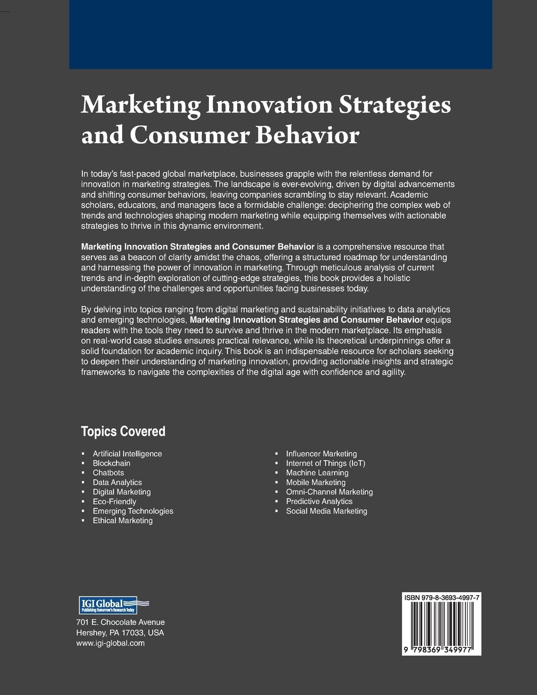 Marketing Innovation Strategies and Consumer Behavior