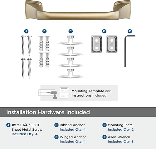 Vista 77 de Amerock BH36034CZ Toallero de bronce champán Toallero de 24 pulgadas (24.016 in) Revitalize Toallero de baño Accesorios de baño