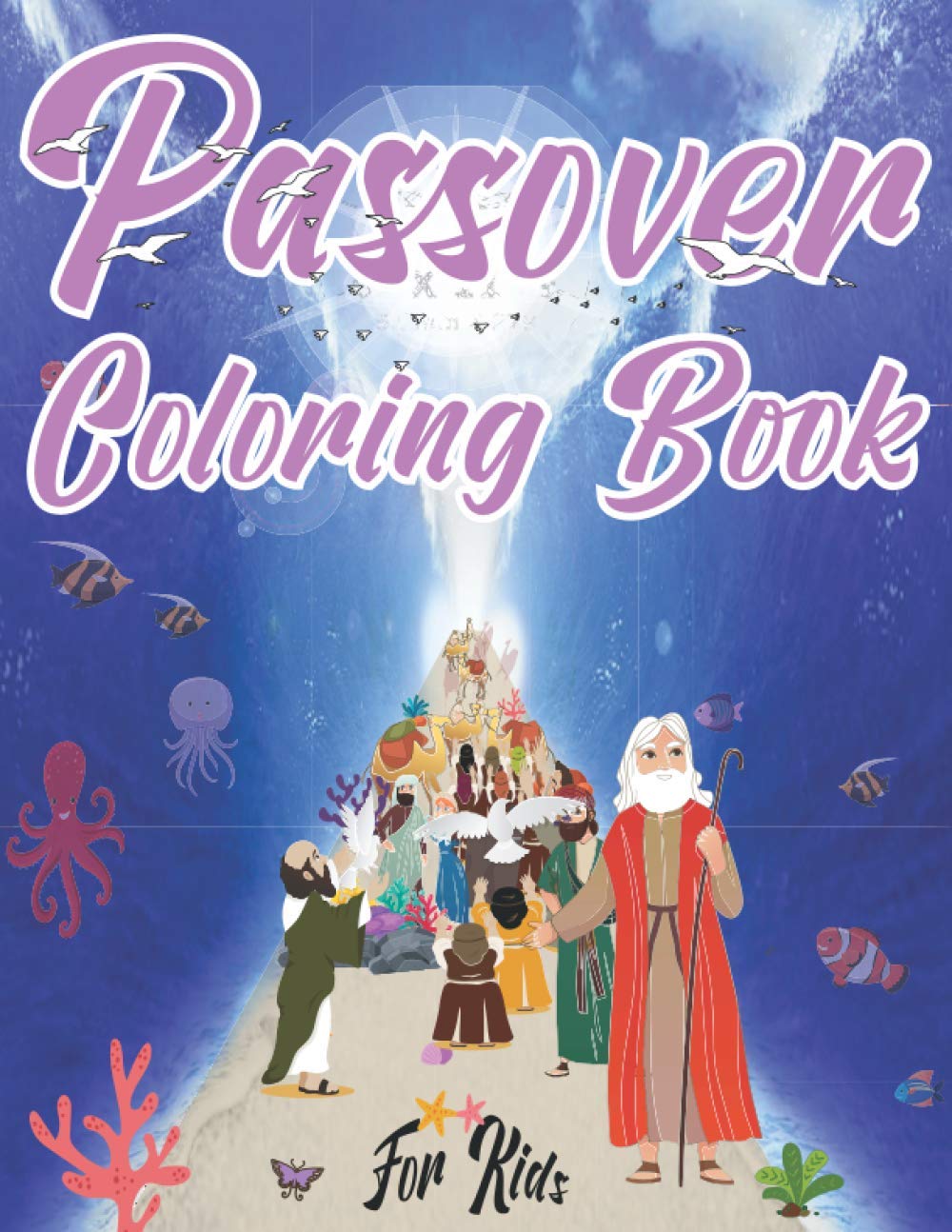 Buy Passover Coloring Book For Kids: The Story Of Passover In Coloring