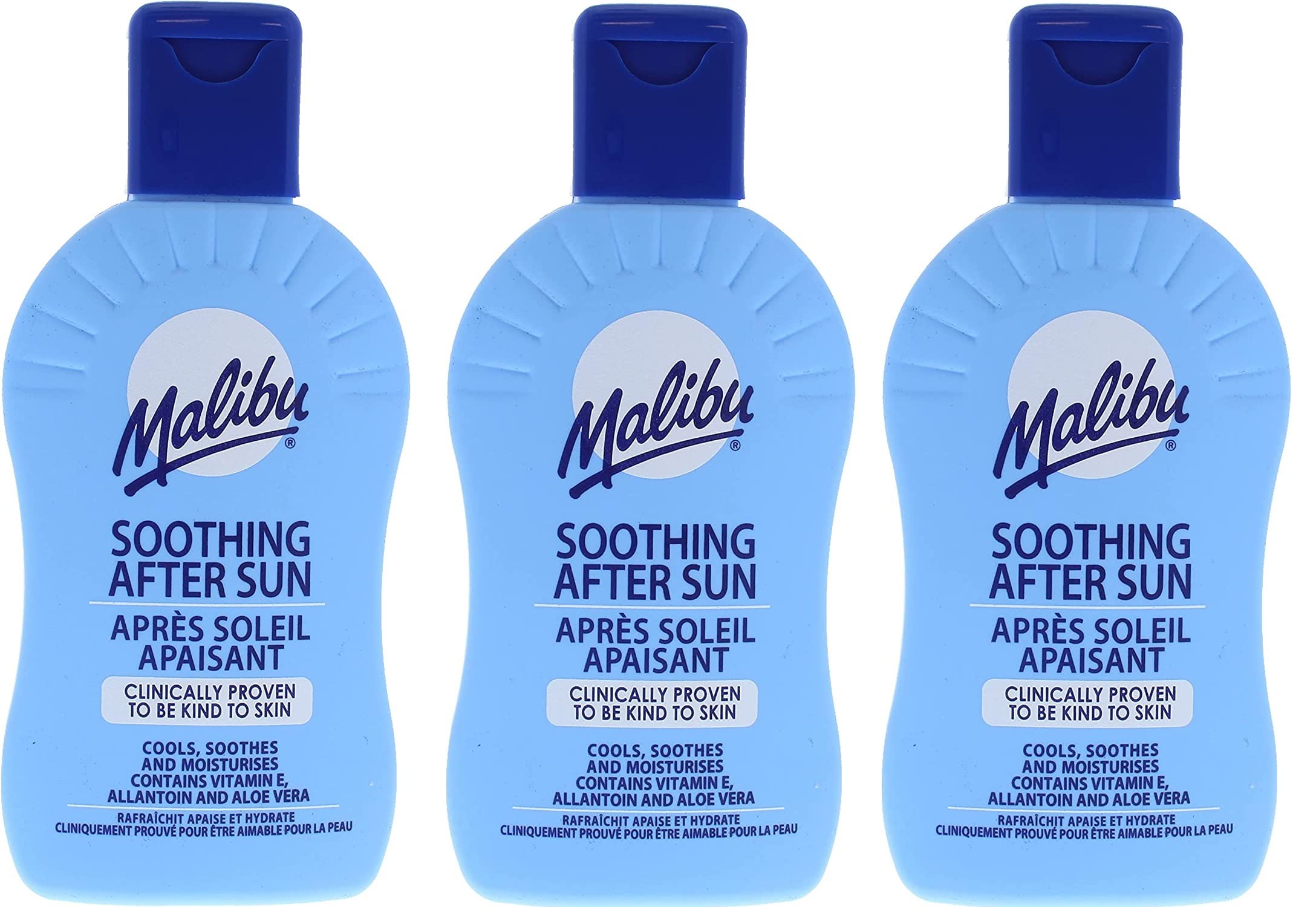 Malibu Soothing Moisturising Vitamin Enriched After Sun Lotion 200ml Original 3 Pack