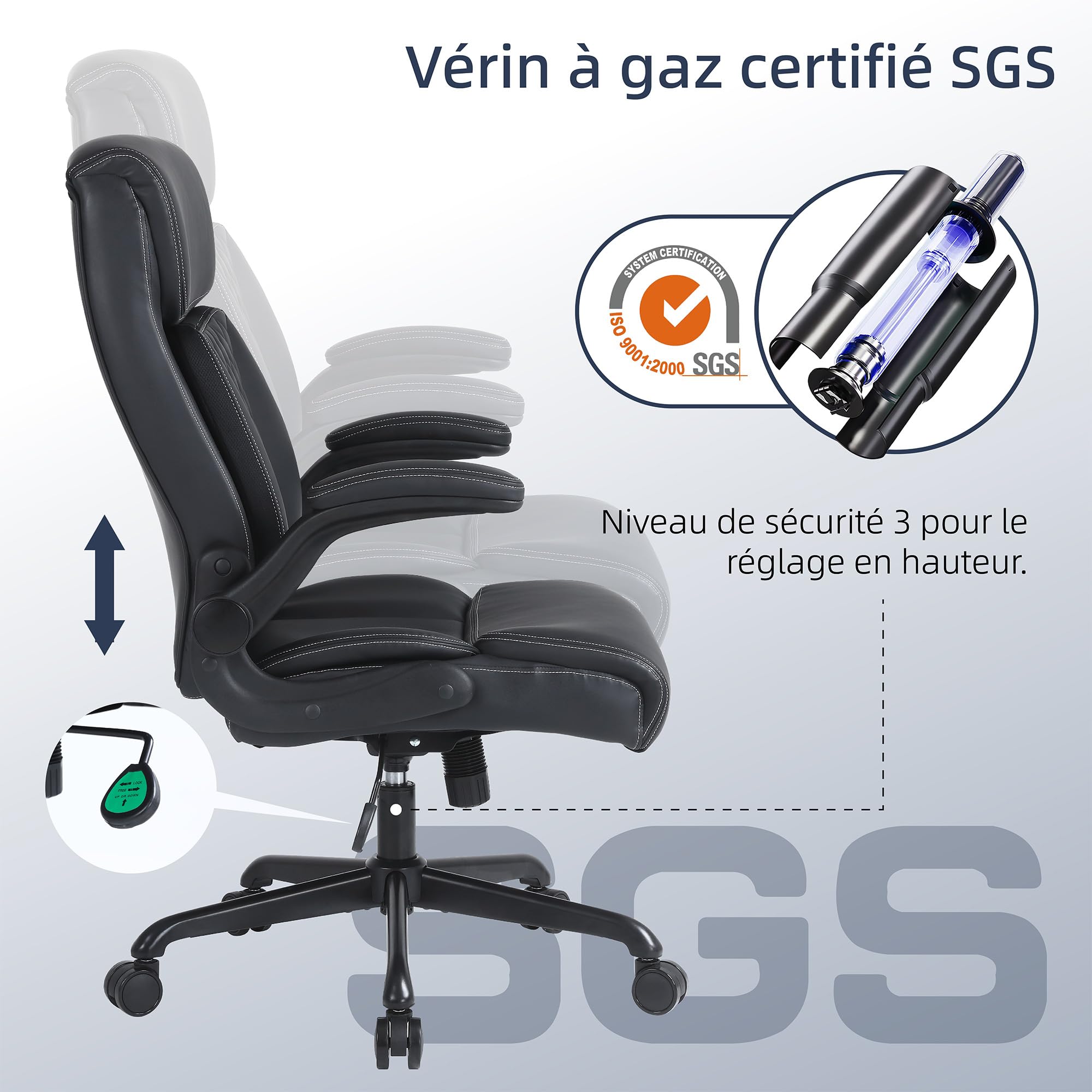 Chaise Bureau Ergonomique Fauteuil Bureau Comfortable Professionnel
