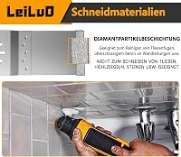 LEILUO Gyémánt Rezgőmulti Fugavágó Penge Készlet 6db DeWalt Makita Einhell 4