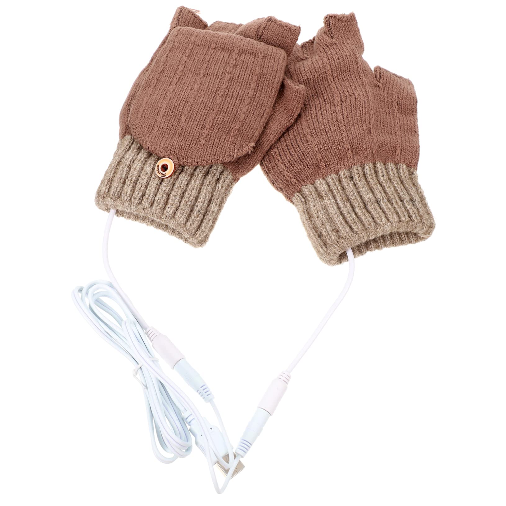 BESPORTBLE 3paia Guanti Termici Riscaldati Usb Impermeabili Guanti Invernali Per Sport All Aperto Calore Rapido e Duraturo Antiscivolo Per Escursionismo e Sci