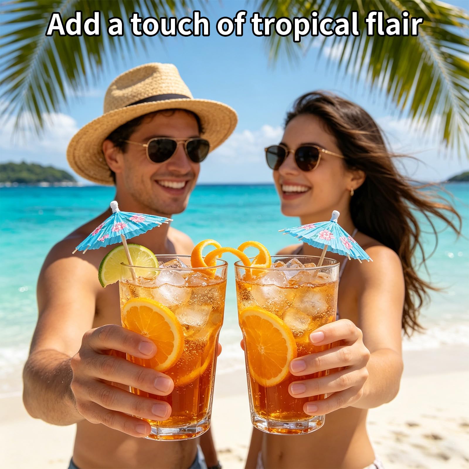 300uds Sombrillas para Bebidas, Palillos Cócteles Coloridas Mini Sombrillas de Papel Decorar Bebidas Ideales para Fiestas Tropicales Fiestas Luau Cumpleaños Verano Barbacoas y Bares Tiki