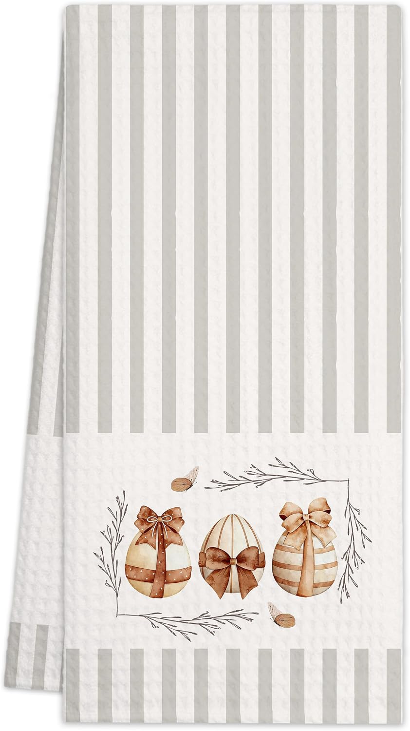 He is Risen Christian Easter Kitchen Towels Rabbit Hand Towels Dish Towel for Home Kitchen Bathroom FarmHouse Tea Towels Flour Sack Towels 16x24 Inches Cute Easter Decor Gifts for Women Easter - FS815