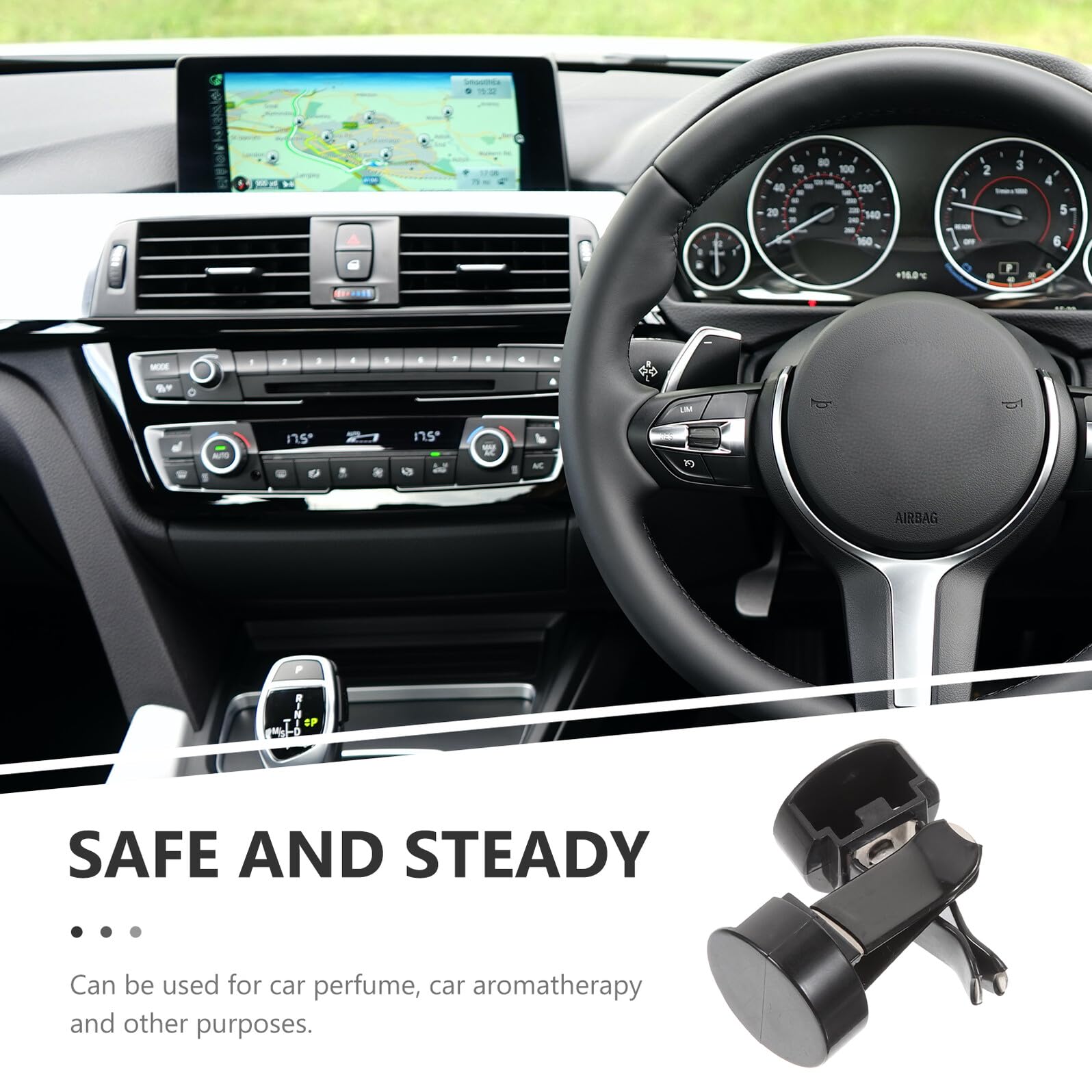 STOBAZA 100 Stück Auto Aromatherapie Clips Verstellbare Duftkissen Halterung Stabile Kunststoff Lüftungsklammern Kompakt und Vielseitig für Auto Büro Zuhause Zubehör Aromadiffusor