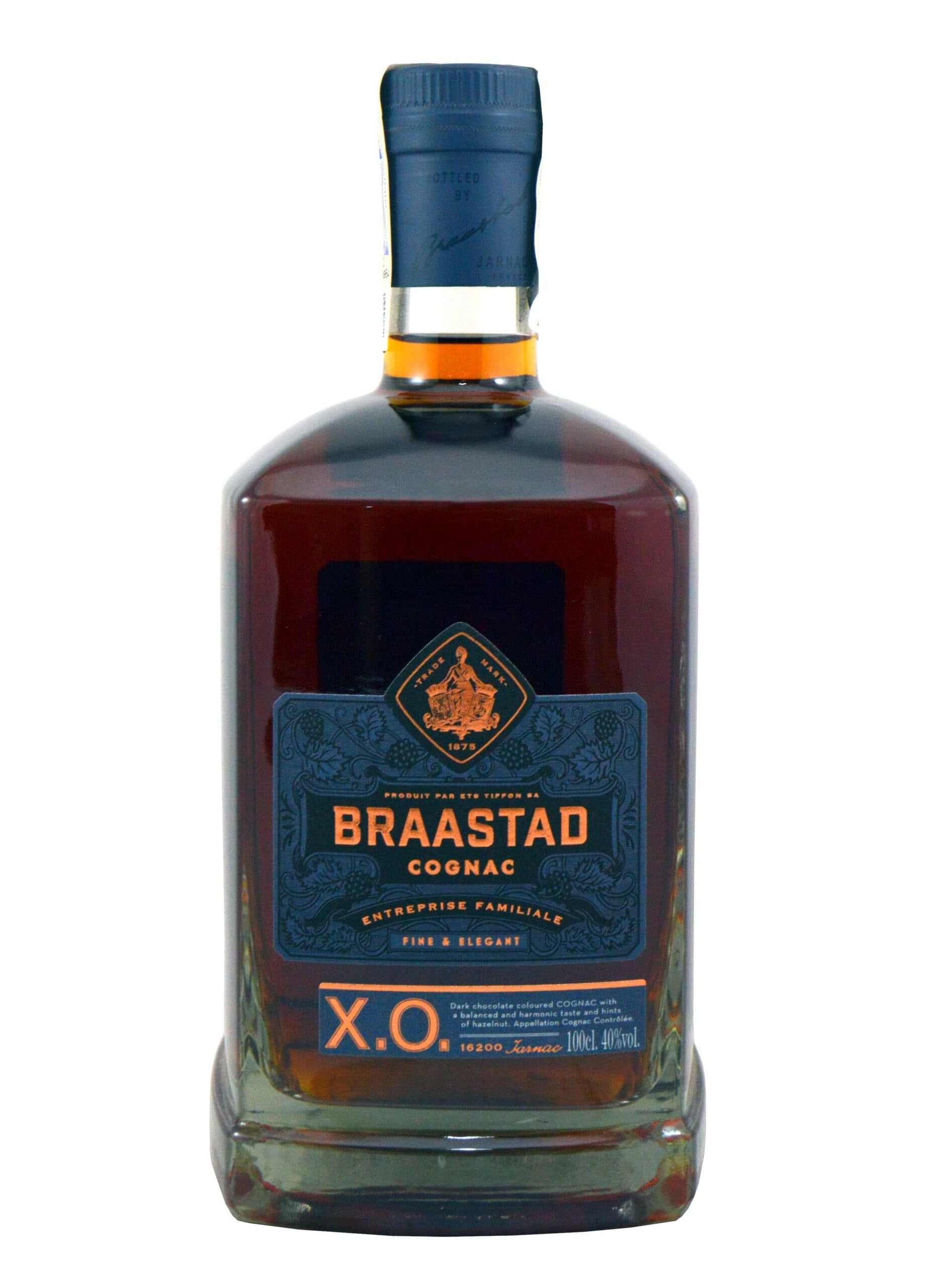Braastad Cognac XO 1 L 40% vol.