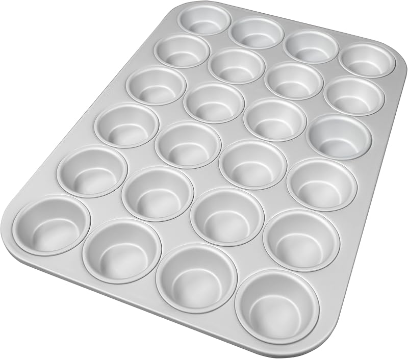 Fat Daddio's Anodized Aluminum Mini Muffin Pan, 11.2 x 15.8 Inch