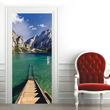 Amazon Co Jp ドアの壁画 ドアステッカー 3d ウォールステッカー ステッカードア だまし絵シール 隠し部屋 部屋の壁紙 インテリア Diy 壁画寝室家の装飾ポスターpvc防水 サイズ 77x0cm 自然景観 Diy 工具 ガーデン