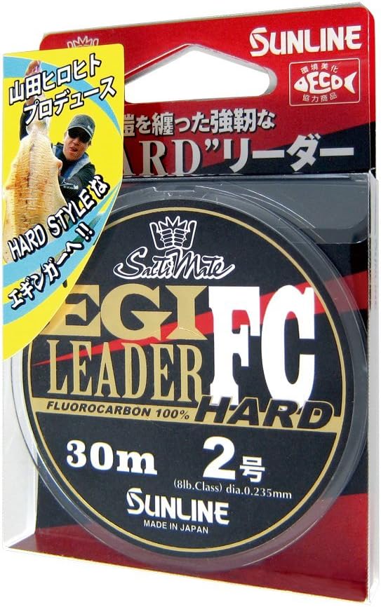 SUNLINE Saltimate Leader FC Hard Fluorocarbon 98.4 ft (30 m), Natural Clear