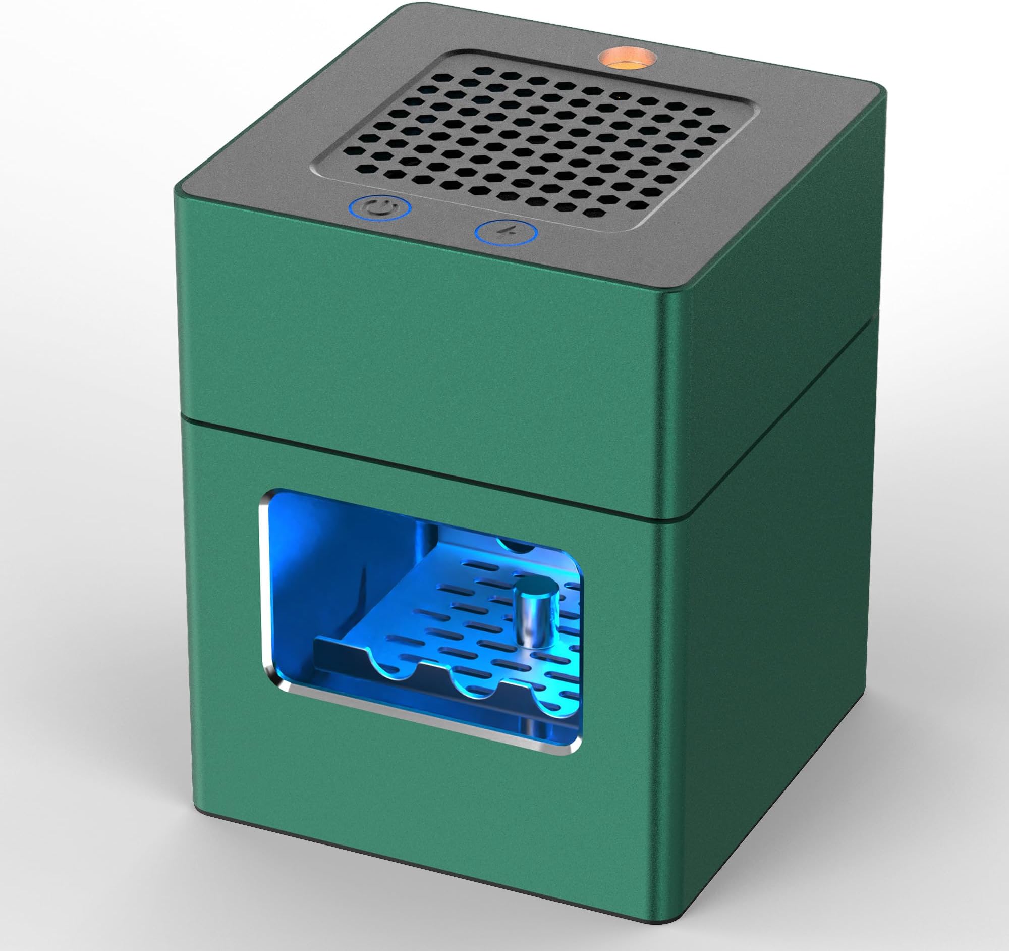 Aluminum Smokeless Ashtray Green