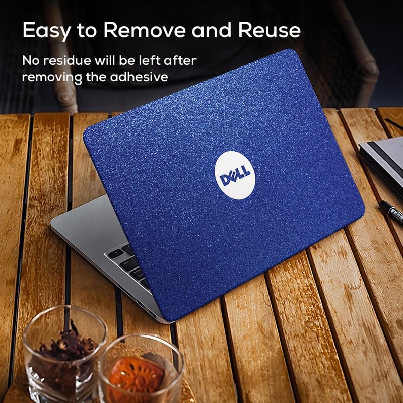 Image of Galaxsia DL241 Top+Wrist Pad Vinyl Laptop Skin /Sticker /Cover for 17 to 17.3 Inches Laptops Laminated-Removable-HD Quality Compatible for Dell (16.5x11 Inches)