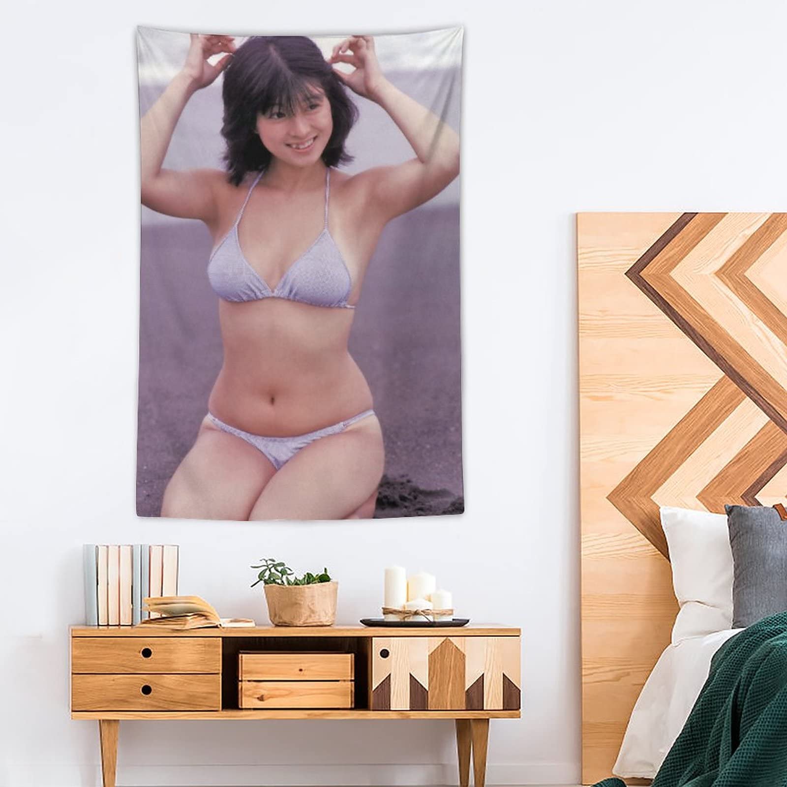 Amazon.co.jp: 河合奈保子写真ビキニセクシー アートパネル