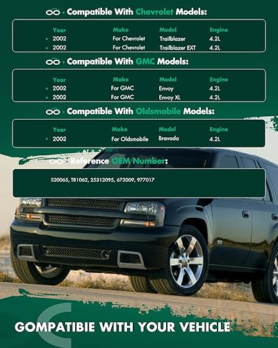 Miniatura 3 de SCITOO Cuerpo del acelerador compatible para 2002 para Chevrolet para Trailblazer | 2002 para Chevrolet para Trailblazer EXT | 2002 para GMC para