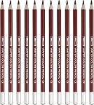 PATIKIL Watercolor Crayon, 12Pcs Crayons solubles dans l'eau pour le mélange, la coloration, le dessin de croquis, la peinture, le café
