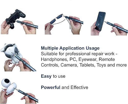 Miniatura 3 de Destornillador eléctrico, juego de destornilladores de precisión 62 en 1 con 48 puntas de precisión magnéticas, inalámbrico, juego de herramientas