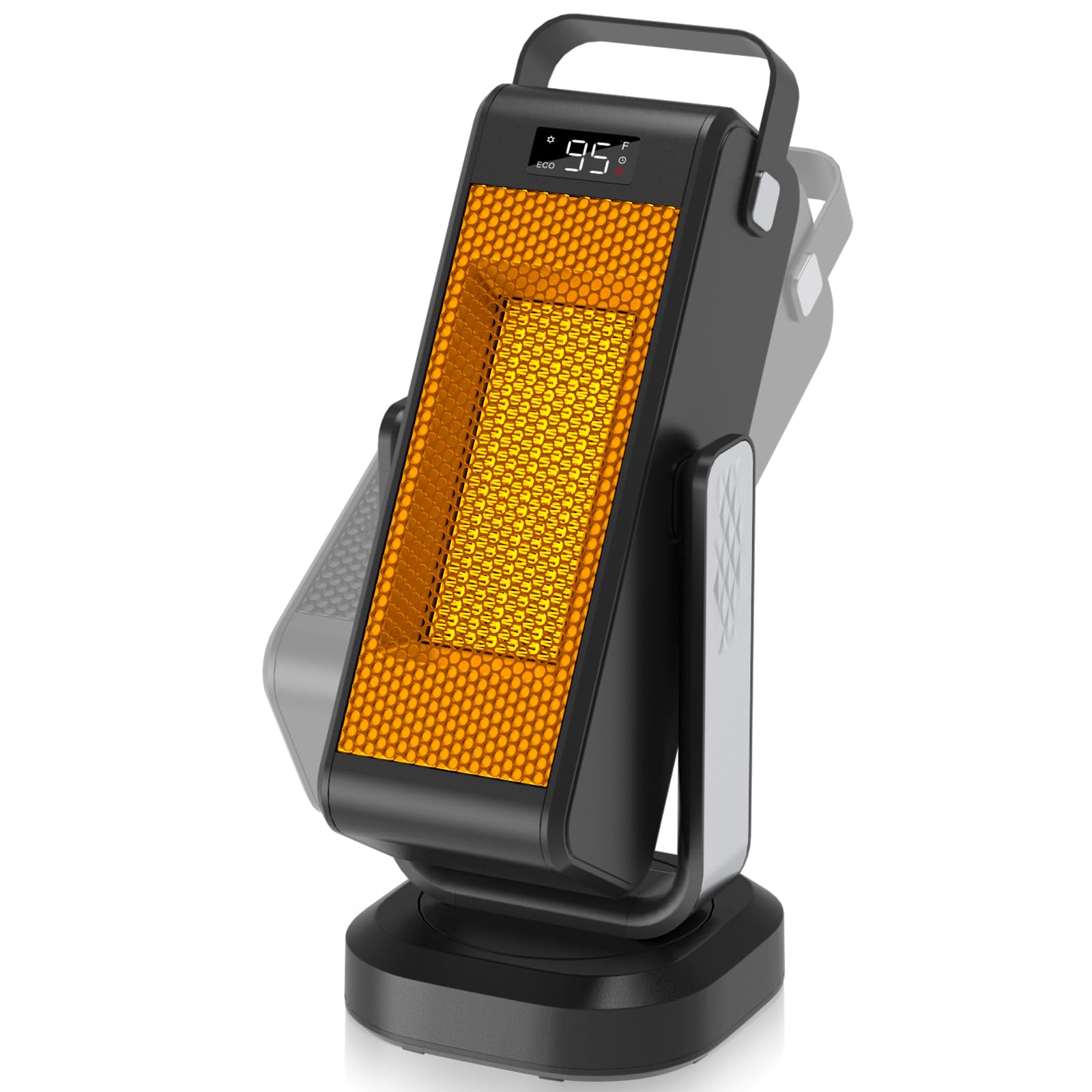 360 Degree Swivel Space Heater Indoor 3d Oscillating Portable Room