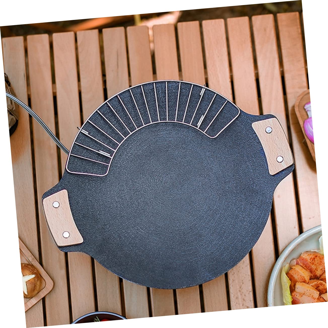 HEMOTON 2Pcs Stainless Steel Draining Rack Bbq Accessory for Oil Filtering and Food Drainage for Outdoor Cooking and Camping and Easy to Clean