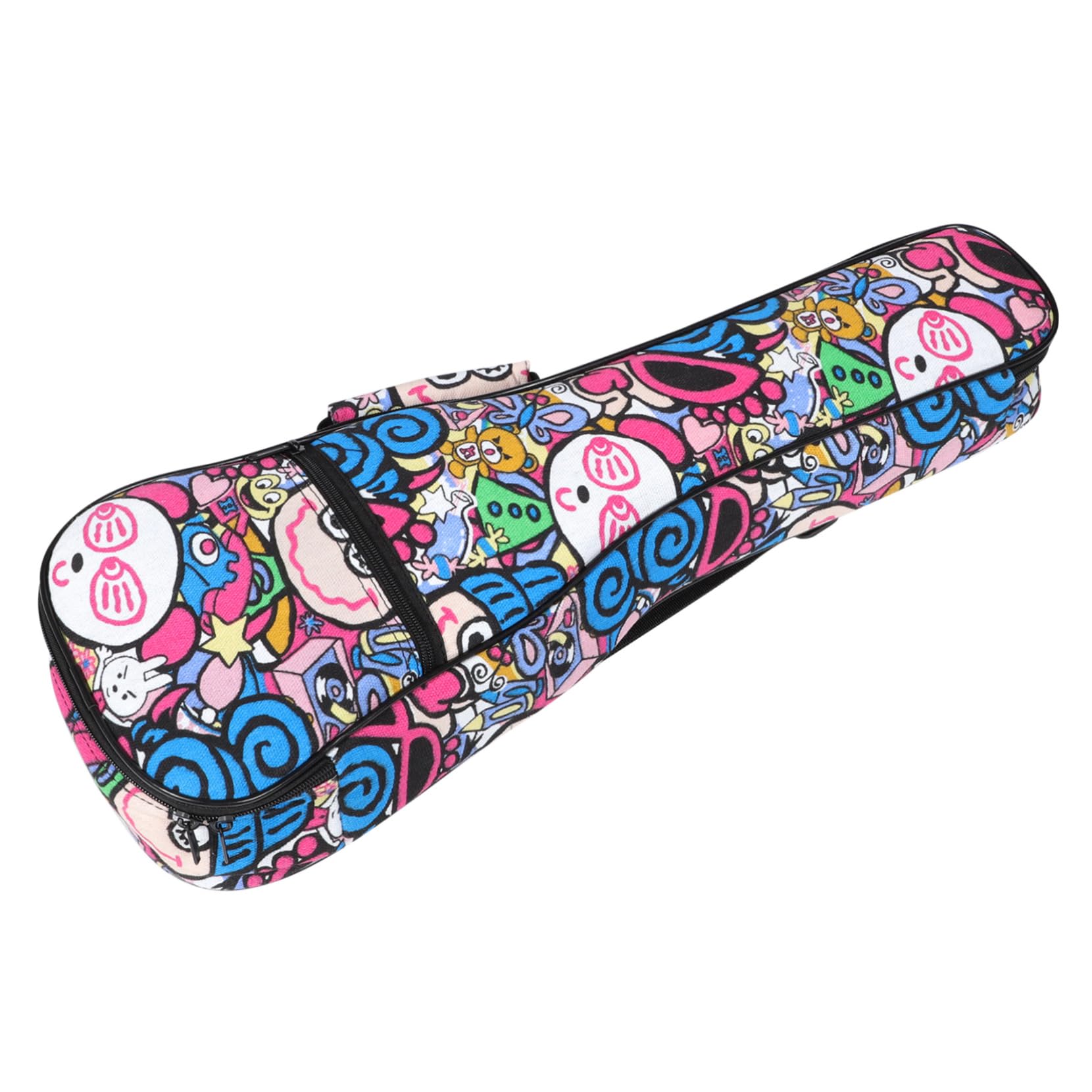 Housse de Transport Ukulélé Imperméable Colorful avec Bandoulière - 8