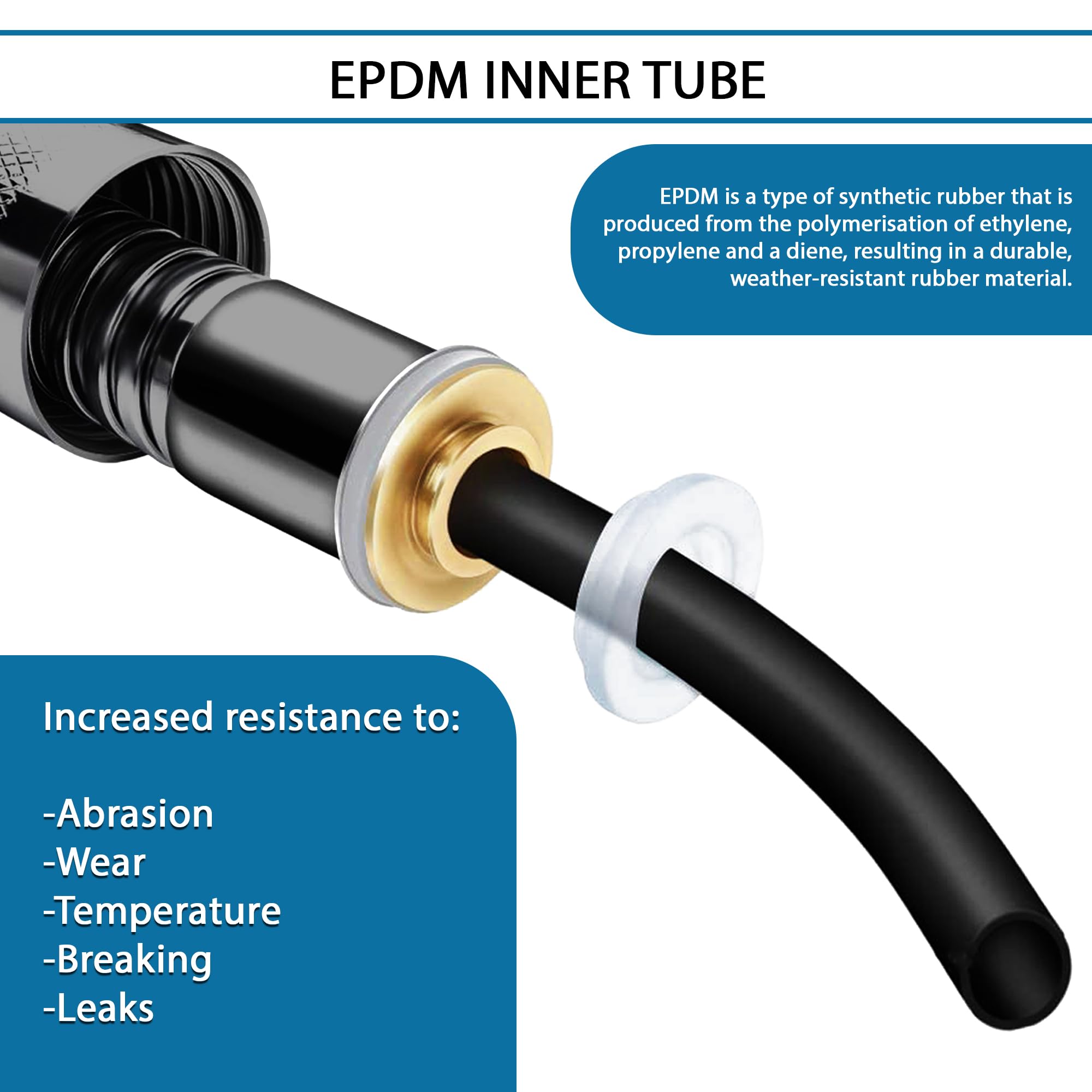 Tubo Doccia Flessibile Nero 2m Acciaio Inox - Anti-Torsione, Connettori Ottone, Universale - Foto 2