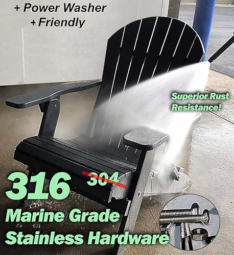 Miniatura 8 de DURAWEATHER POLY - Silla Adirondack clásica plegable tamaño King