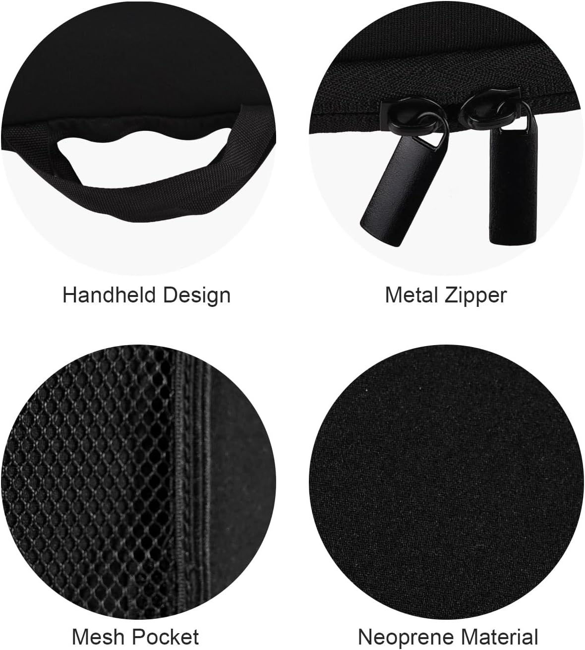 Portable Keyboard Bag Laptop Keyboard Sleeve Shockproof Dustproof Neoprene Case for Logitech MK345/MK850/ for Lovaky 2.4G Ergonomic Performance Wireless Keyboard Mouse Combo - Image 8