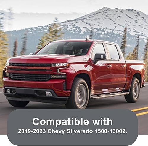 Miniatura 6 de RYANSTAR RACING Kit de repuesto para guardabarros delantero y trasero para Chevy Silverado 1500 2019-2023, accesorios para Chevrolet Silverado