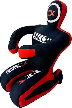 DALLX MMA Grappling Dummy BBJ Wrestling Brazilian Jiu Jitsu Punching Bag Judo Karate Throwing Boxing Fighting Dummy Self Defense Sitting Position UNFILLED