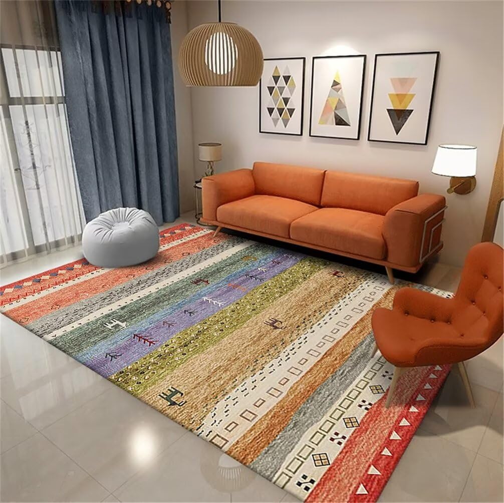 Tapis enfant lavable pour une chambre ado moderne et colorée