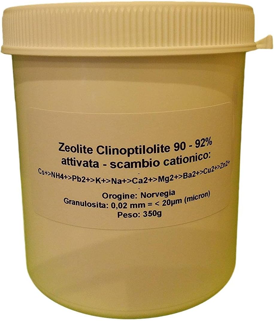 Zeolite Clinoptilolite - pure and natural from Norway ULTRA FINE - <20 MICRON (µm) 350g