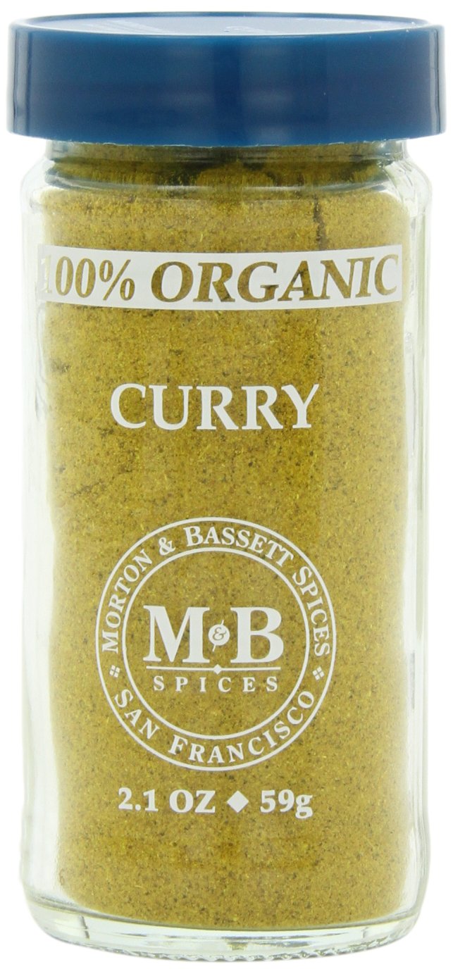 Morton & Bassett Organic Curry, 2.1-Ounce Jars (Pack of 3)