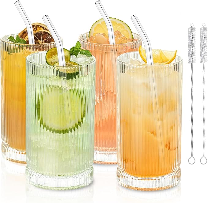 Tall Glass Cups