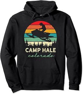 Camp Hale Colorado Snowmobile Riding Snow Sled Snowmobiling Pullover Hoodie