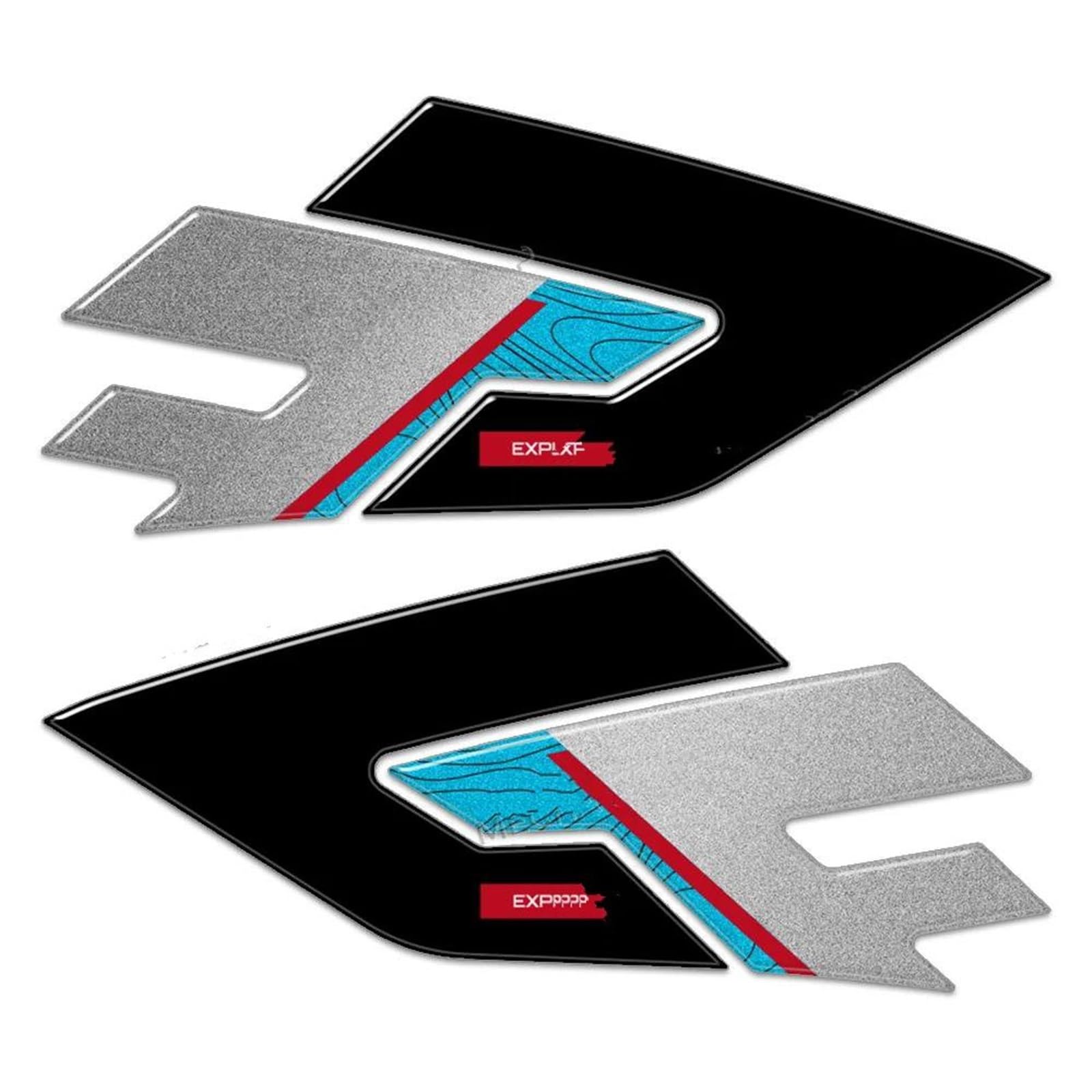 Motorcycle Tank Pad Protection Sticker Decorative Decal for CF Moto 800 MT-X 2025-2026 Streetfighter(Color7)