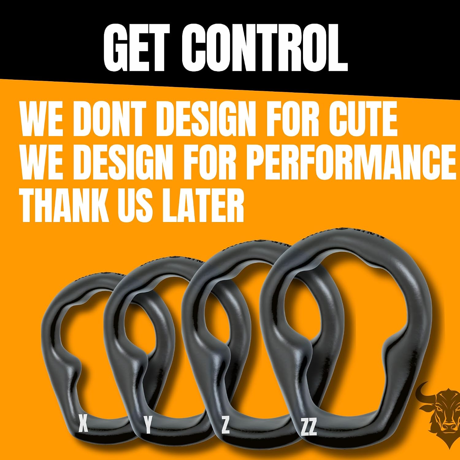 BigBull by BULLRING - Silicone Cock & Ball Ring - 6 Pressure Points for MAX Stamina & Rock Solid Performance - Premium Penis Ring for Men - 2 Ways to Wear - Sex Toys (Size Z - 6.25" - 7" Girth)