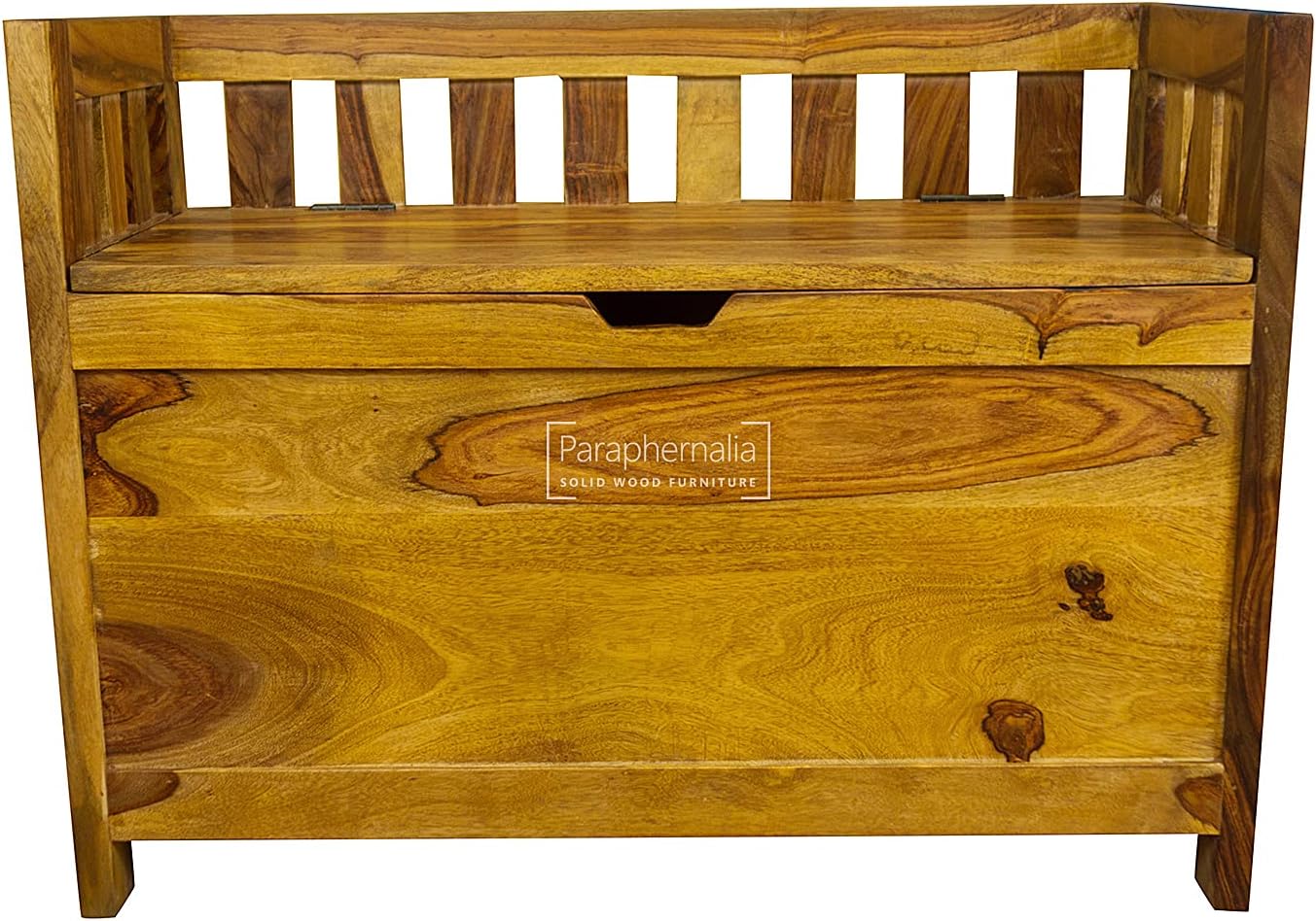 Paraphernalia Solid sheesham wood monks bench storage bench Amazon