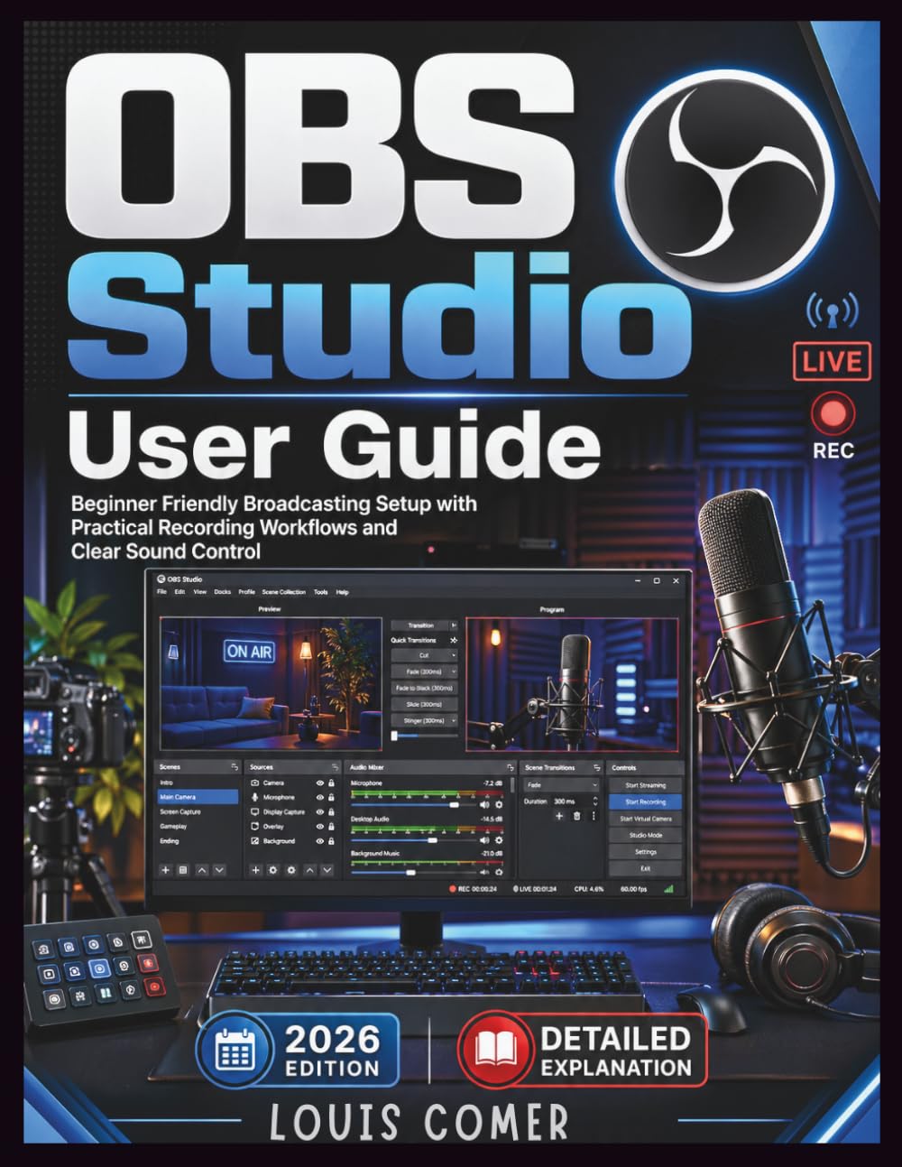 OBS Studio User Guide: Beginner Friendly Broadcasting Setup with Practical Recording Workflows and Clear Sound Control