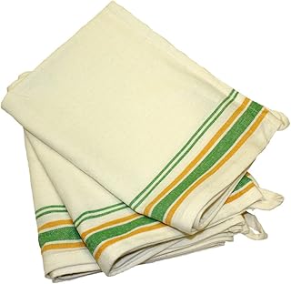29 Vintage Ceramic Kitchen Decor Ideas With Nostalgic Charm 71 Aunt Martha's Stitch 'Em Up Retro Stripe Towels 18