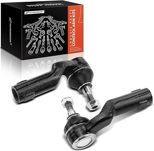 A-Premium 2 extremos de barra de acoplamiento exteriores delanteros, compatibles con Mazda 3 2004-2013, 3 Sport 2009-2013, 5 2006-2010 y 2012-2017