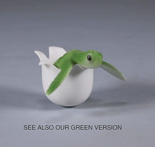 Miniatura 7 de TURTLE HATCHING from EGG by JOHN PERRY Blue Mobile rocking sculpture TIPSY TURTLE