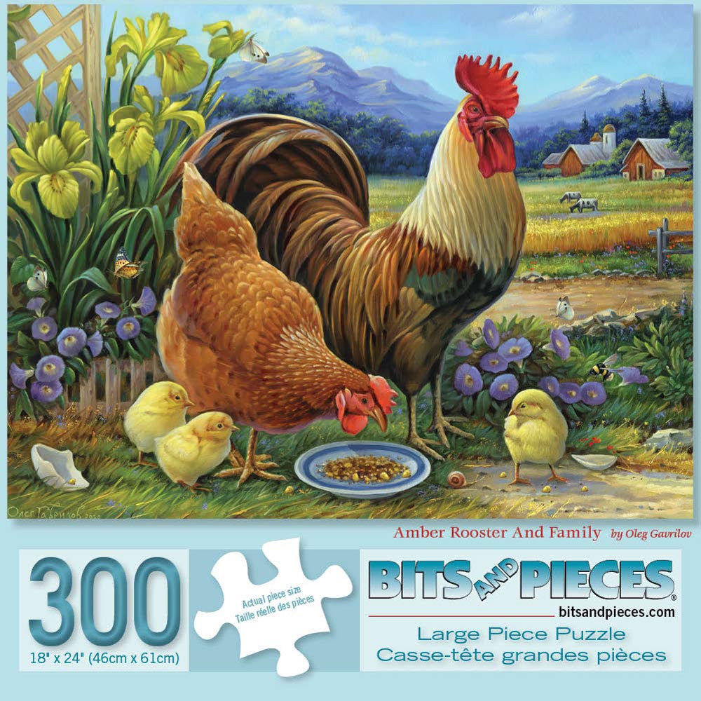 Amazon.com: Bits and Pieces – 300 Piece Jigsaw Puzzle for Adults