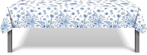 Miniatura 236 de CC HOME 1 pieza de mantel de plástico para fiesta de los 90 de 54 x 87 pulgadas de largo, mantel vintage retro de los 90 de hip hop, tema de 1990