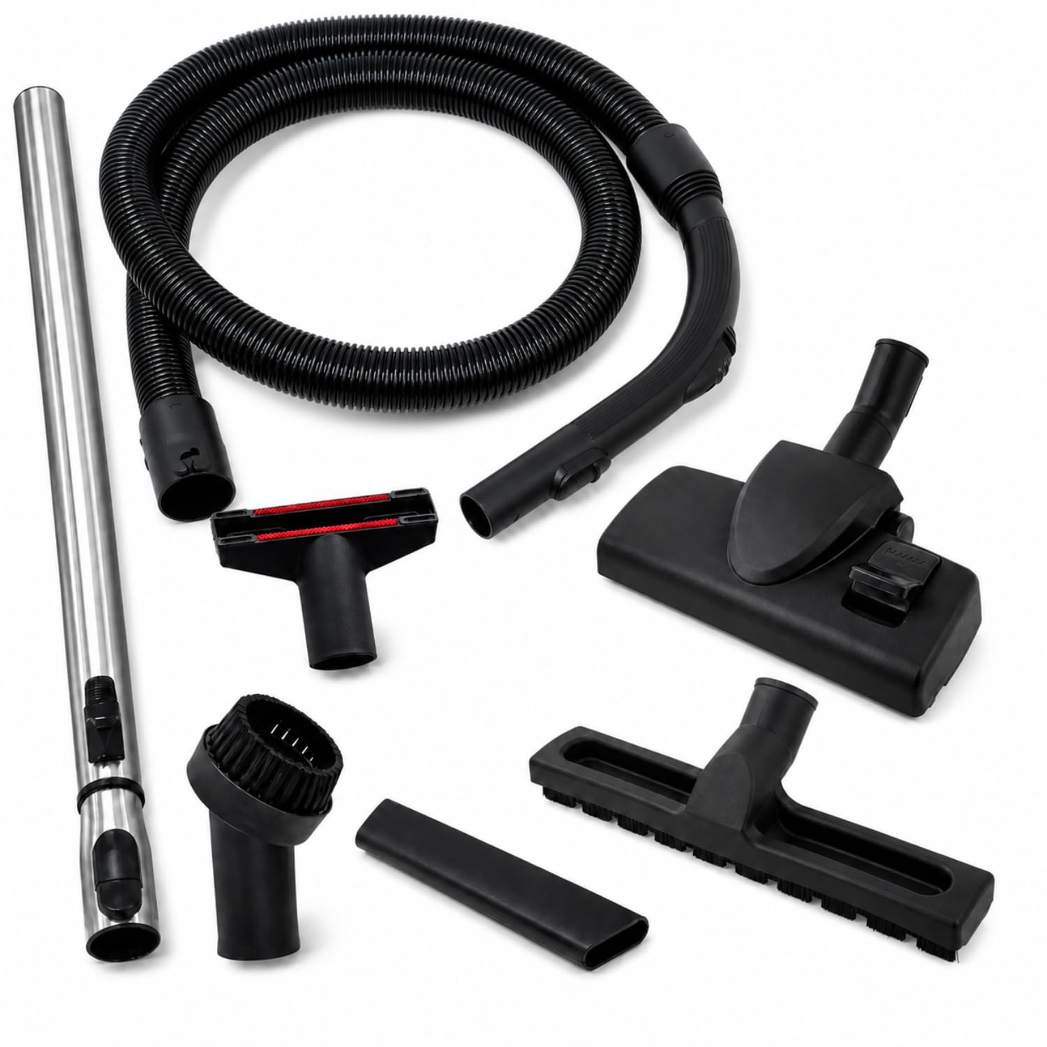 Compatible Titan Full Cleaning Kit (35mm) for Titan 16L 20L 30L 40L TTB774VAC TTB775VAC TTB776VAC TTB777VAC (3m) Hose Floor Nozzle Tube Accessory Set for Workshop Cleaning