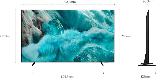 Samsung TV AI 55 Pouces QLED 55Q7F3 4K Smart TV, Quantum Dots, Q4 AI Processor, WiFi, Airplay, HDR, Q-Symphony, OTS Lite, Knox Security, Gaming Hub, Expérience Home Cinema pour le Sport et le Foot - 3