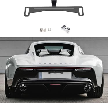Reverse Rear Camera License Plate Bracket, Backup Camera License Plate Mount, Universal Car Dash Cam Mirror Camera Kit Rearview Camera Mount, Installation Holder for Backup View Camera