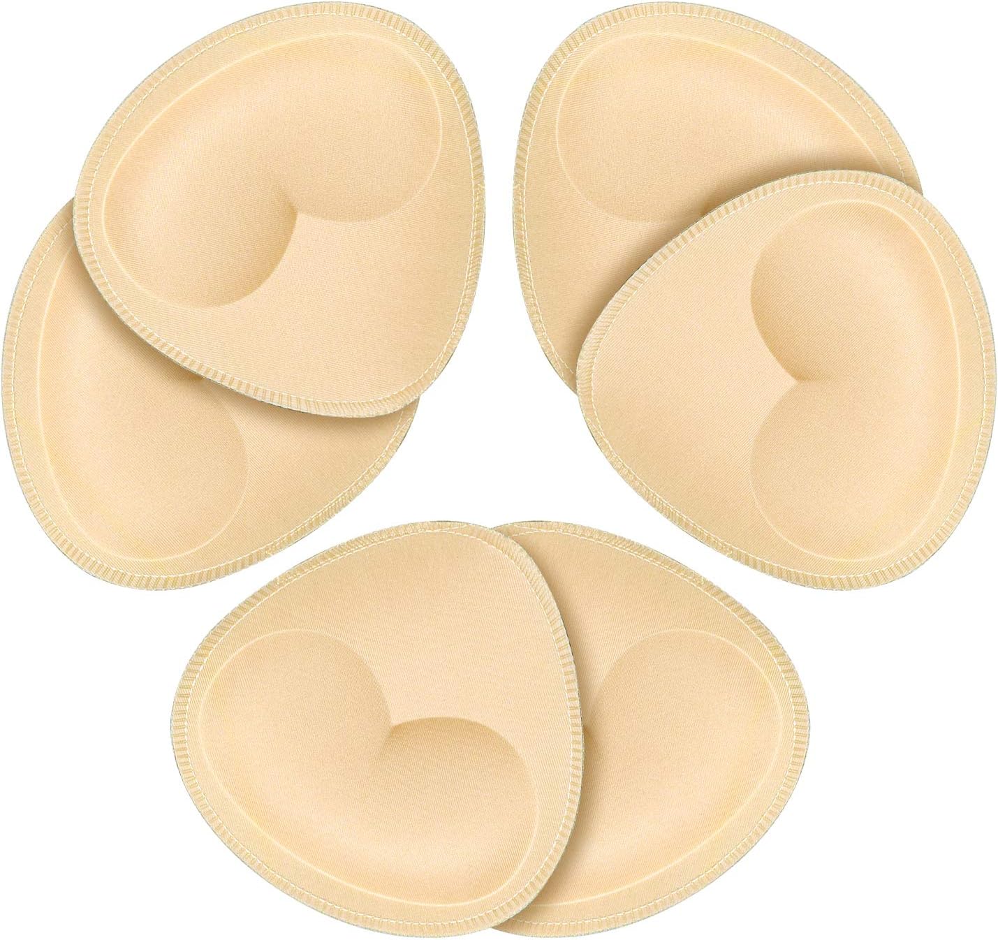 TopBine Bra Pads Inserts Women's Sports Cups Inserts Bra Replacement Inserts Bra Padding for Bikini Swimsuit